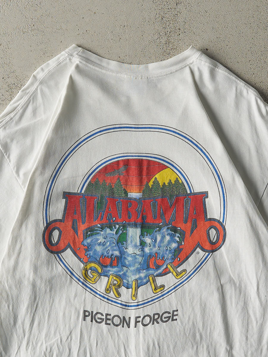Vintage Y2K White Alabama Grill Tee (XL/XXL)