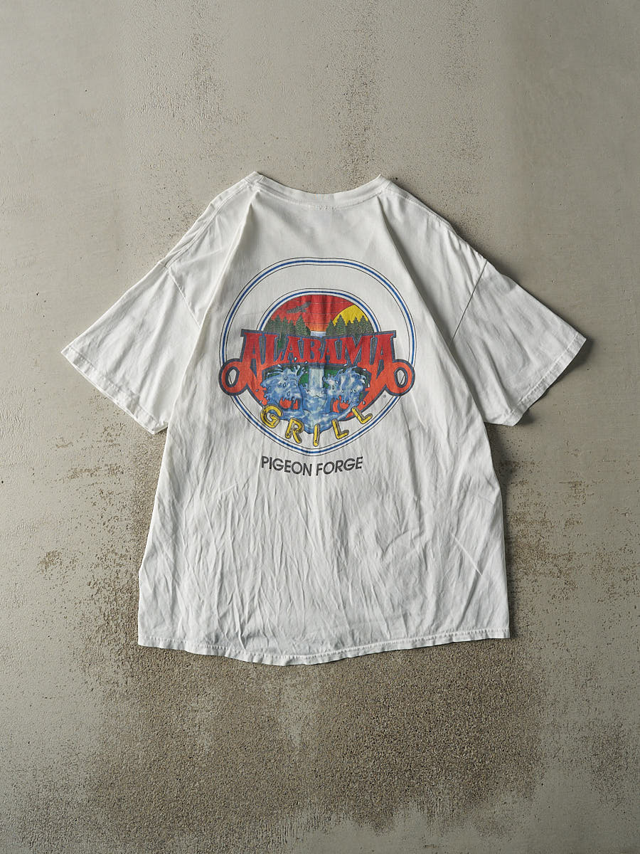 Vintage Y2K White Alabama Grill Tee (XL/XXL)