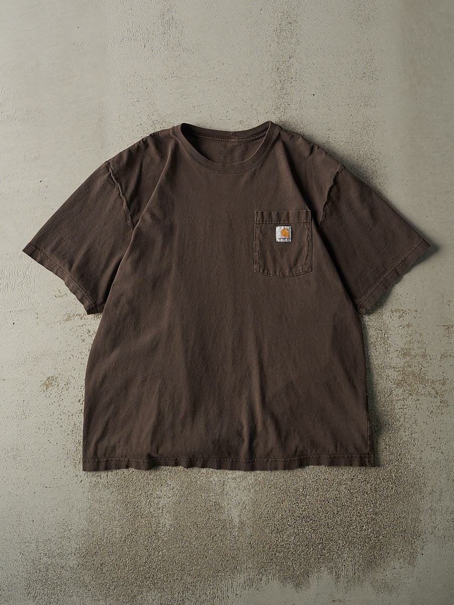 Vintage Y2K Brown Carhartt Pocket Tee (XL/XXL)