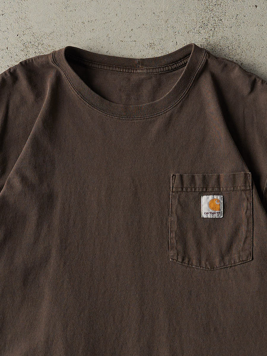 Vintage Y2K Brown Carhartt Pocket Tee (XL/XXL)