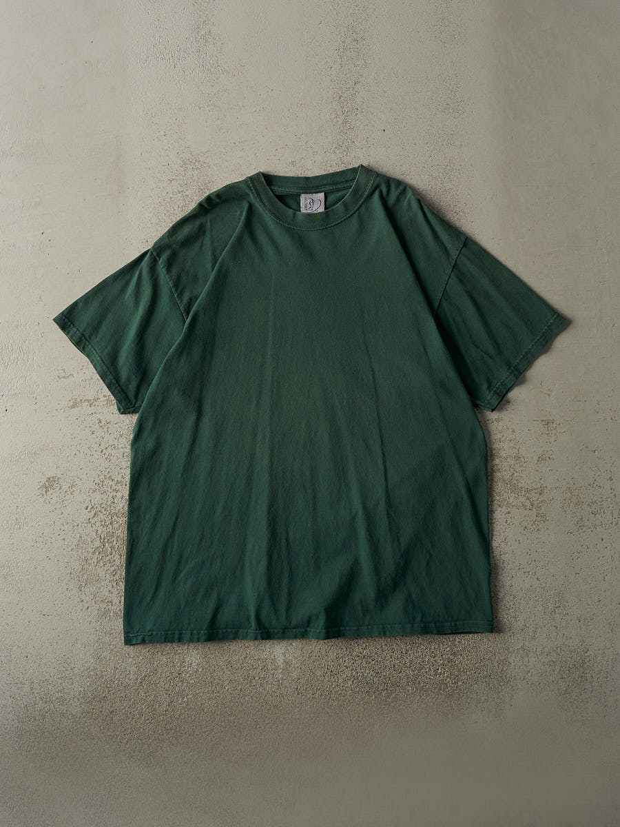 Vintage Y2K Green Blank Tee (XL/XXL)