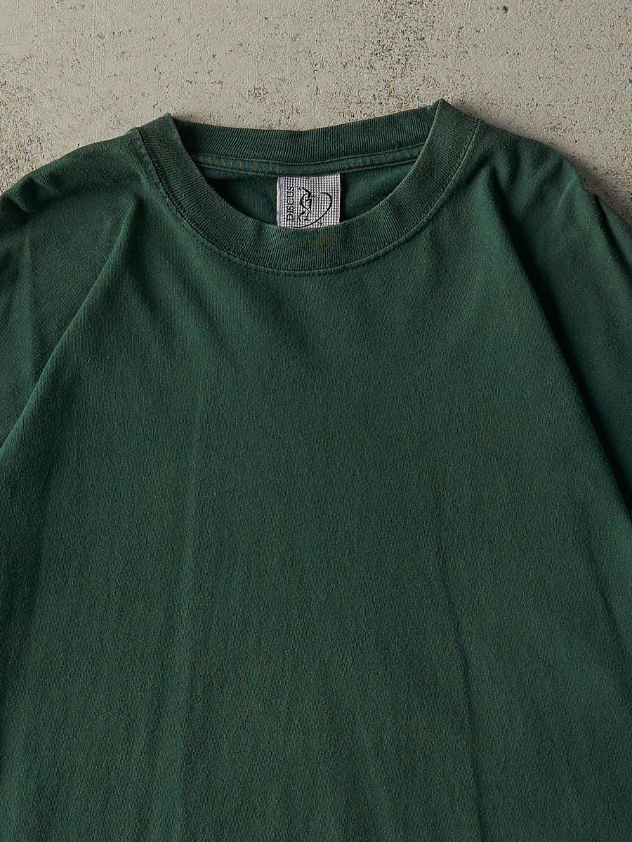Vintage Y2K Green Blank Tee (XL/XXL)