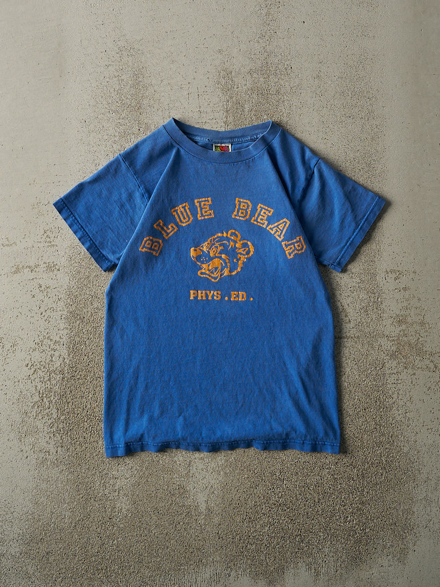Vintage 90s Blue Blue Bear Phys. Ed. Tee (XS)