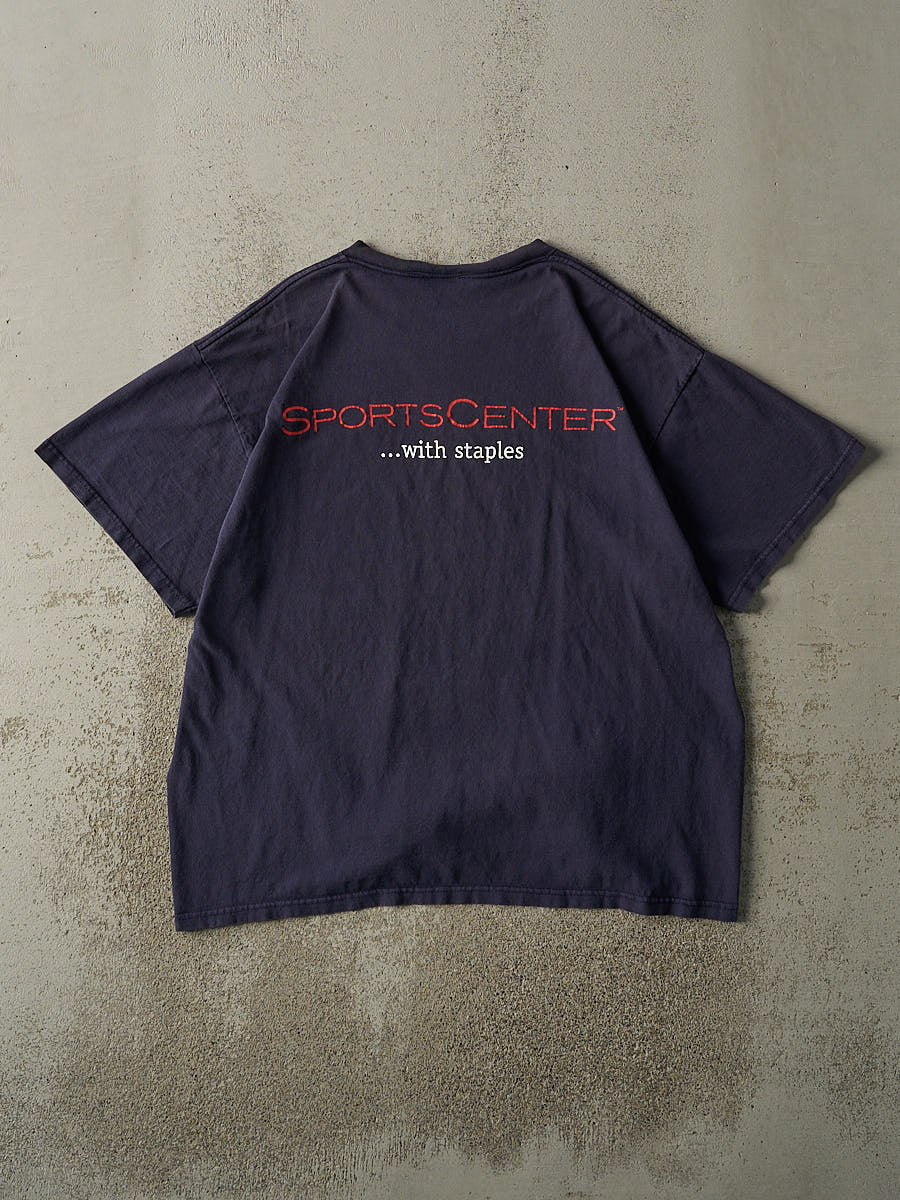 Vintage 98' Navy Blue ESPN Magazine Tee (L/XL)