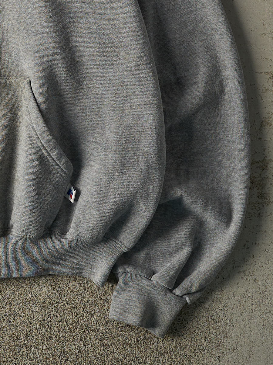 Vintage 90s Grey Russell Athletic Zip Up Hoodie (L)