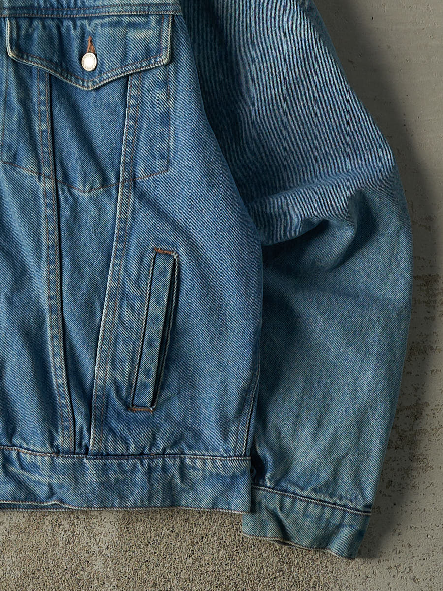 Vintage 90s Mid Wash Wrangler Jean Jacket (M/L) – Rebalance
