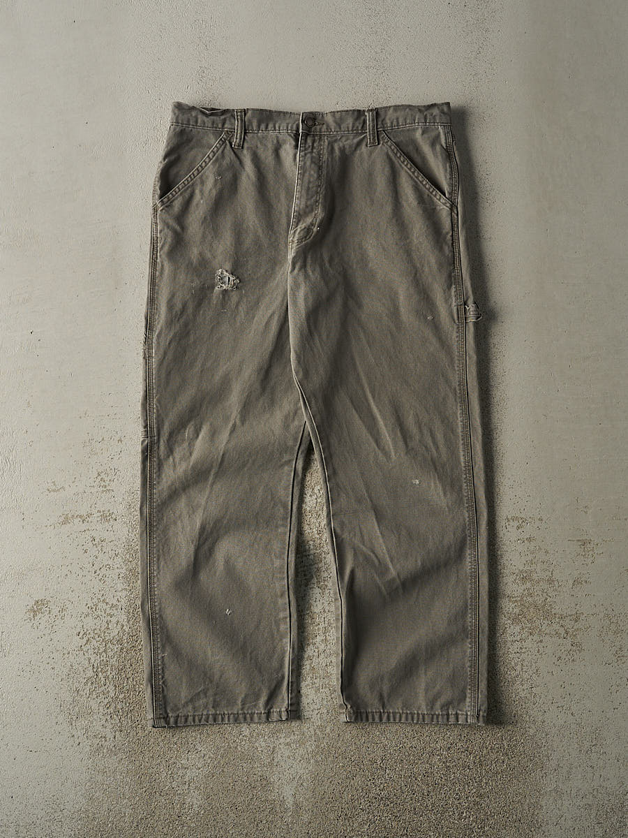 Vintage 90s Green Rustler Carpenter Pants (34x28)