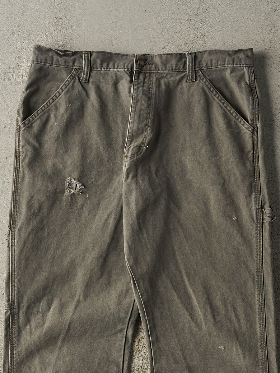 Vintage 90s Green Rustler Carpenter Pants (34x28)