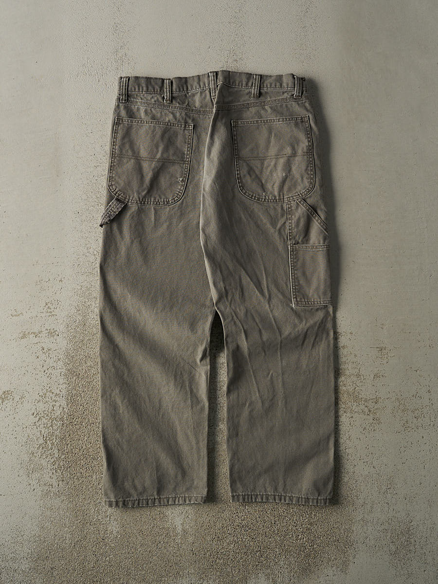 Vintage 90s Green Rustler Carpenter Pants (34x28)
