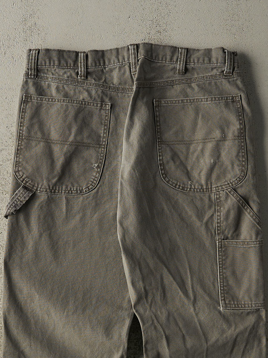 Vintage 90s Green Rustler Carpenter Pants (34x28)