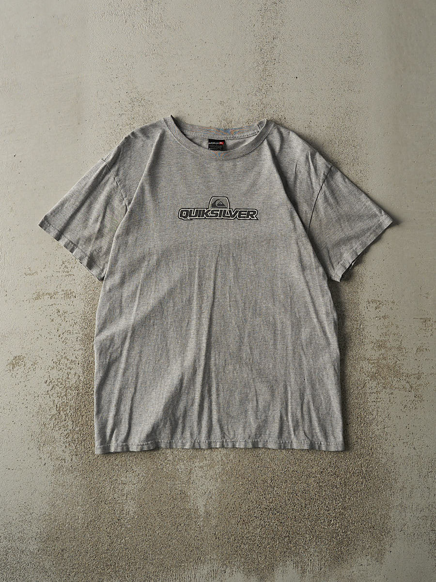 Vintage Y2K Grey Quiksilver Tee (M)