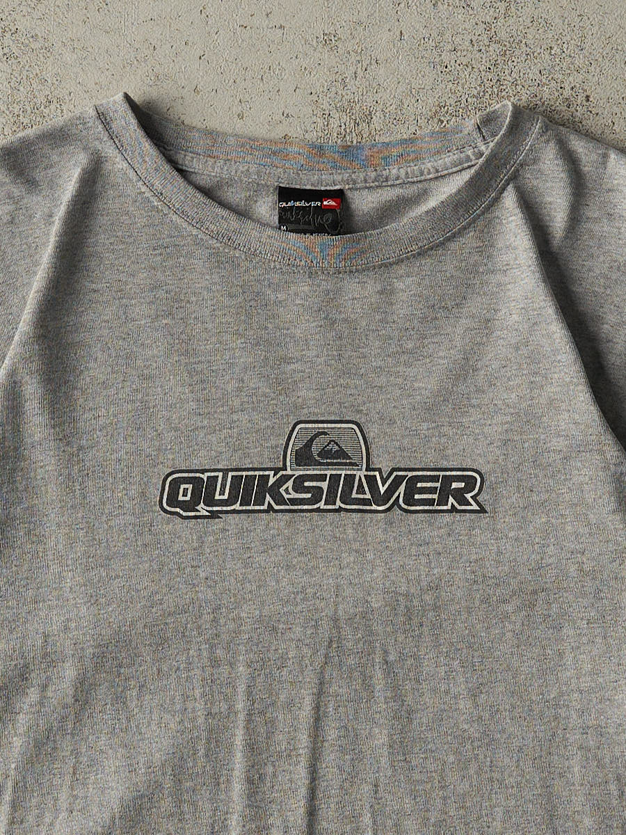 Vintage Y2K Grey Quiksilver Tee (M)