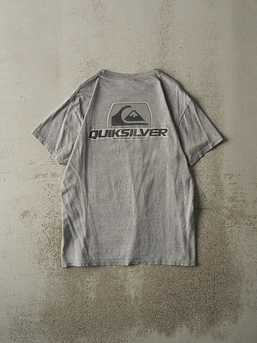 Vintage Y2K Grey Quiksilver Tee (M)