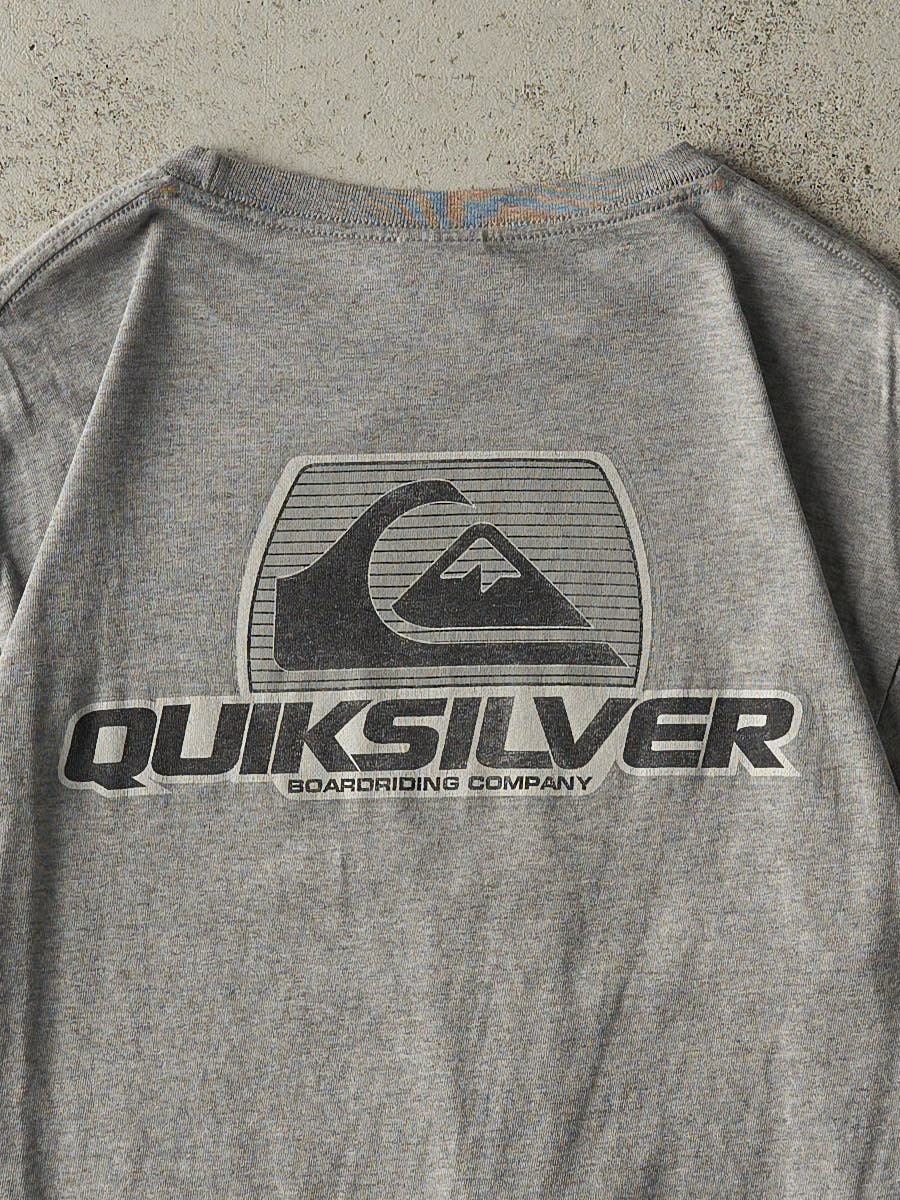 Vintage Y2K Grey Quiksilver Tee (M)