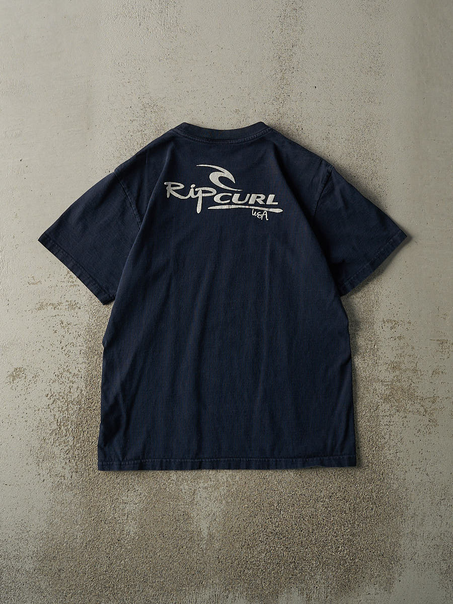 Vintage Y2K Navy Blue Rip Curl Tee (M/L)