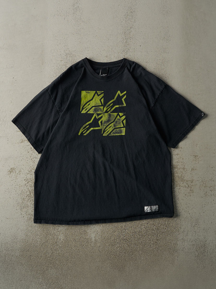 Vintage Y2K Faded Black Alpine Stars Tee (XL/XXL)