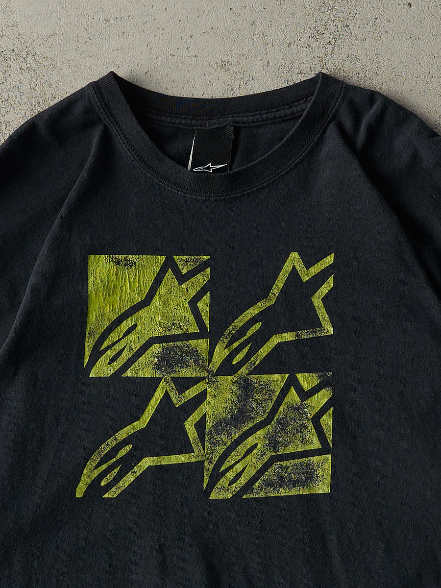 Vintage Y2K Faded Black Alpine Stars Tee (XL/XXL)