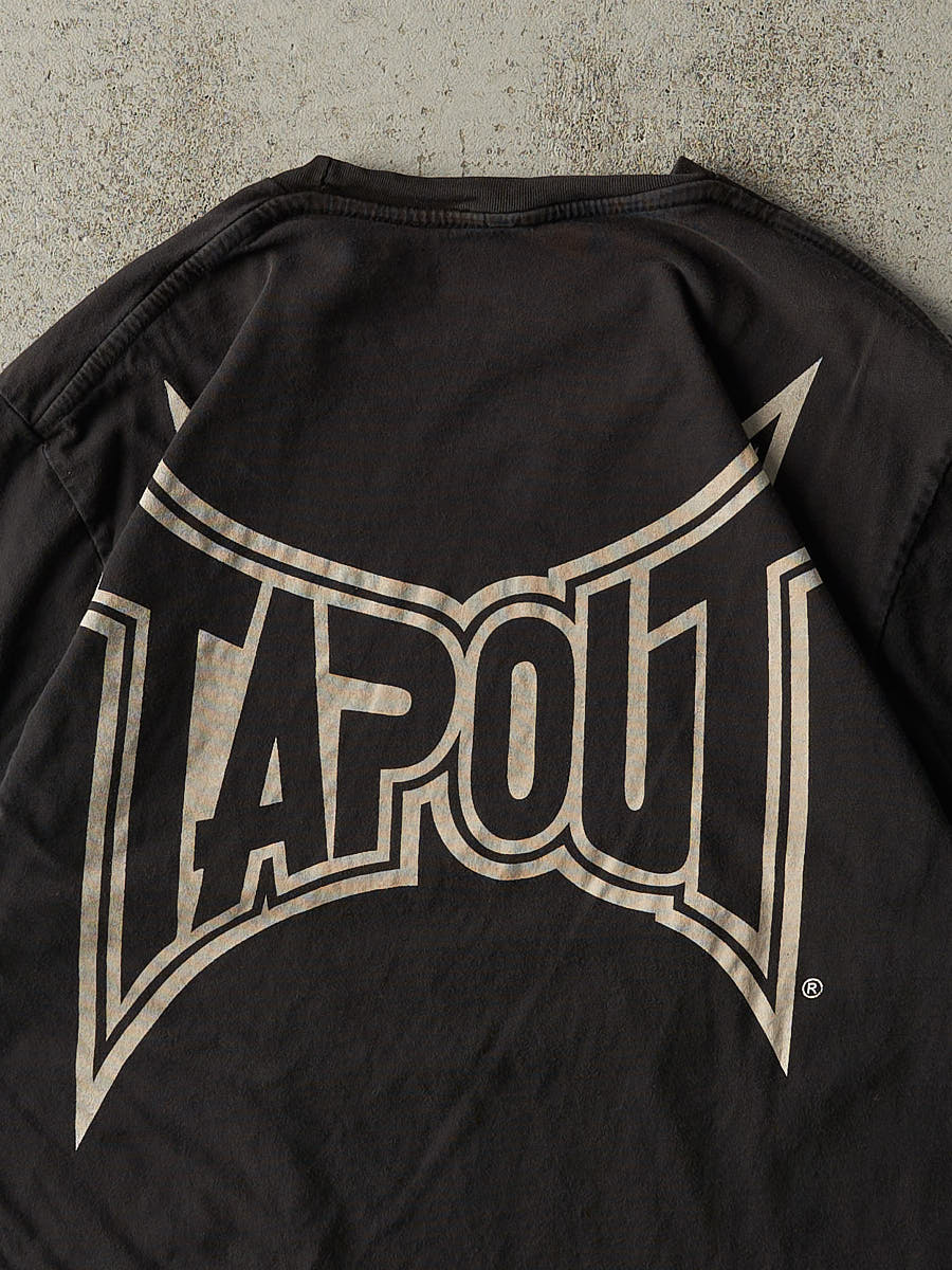 Vintage Y2K Black Tapout x Tekken 6 All Over Print Tee (M/L)