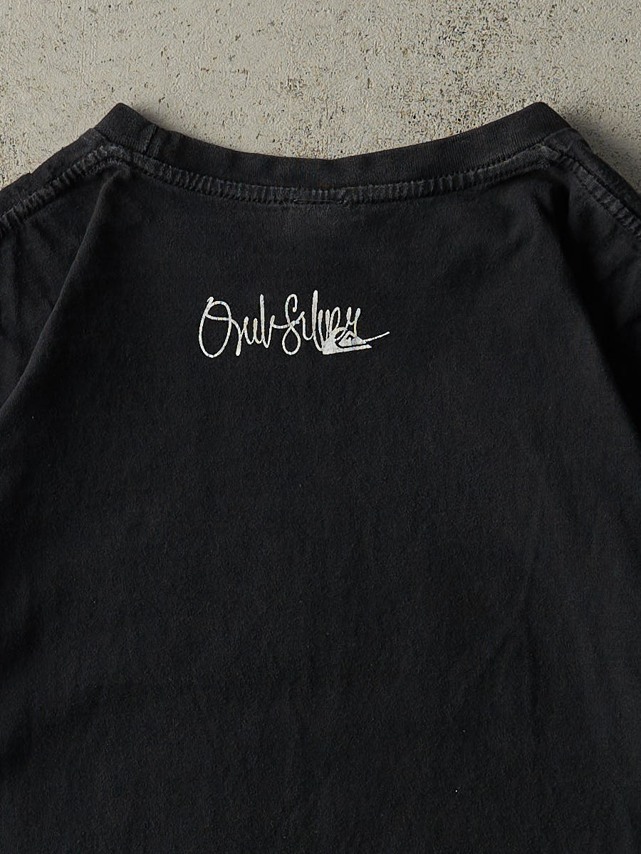 Vintage Y2K Black Quiksilver Logo Tee (L/XL)