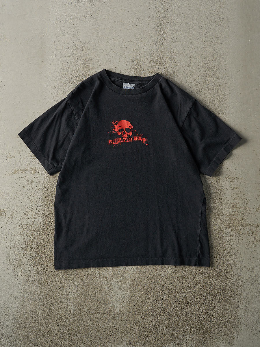 Vintage Y2K Black Ripzone Tee (S/M)