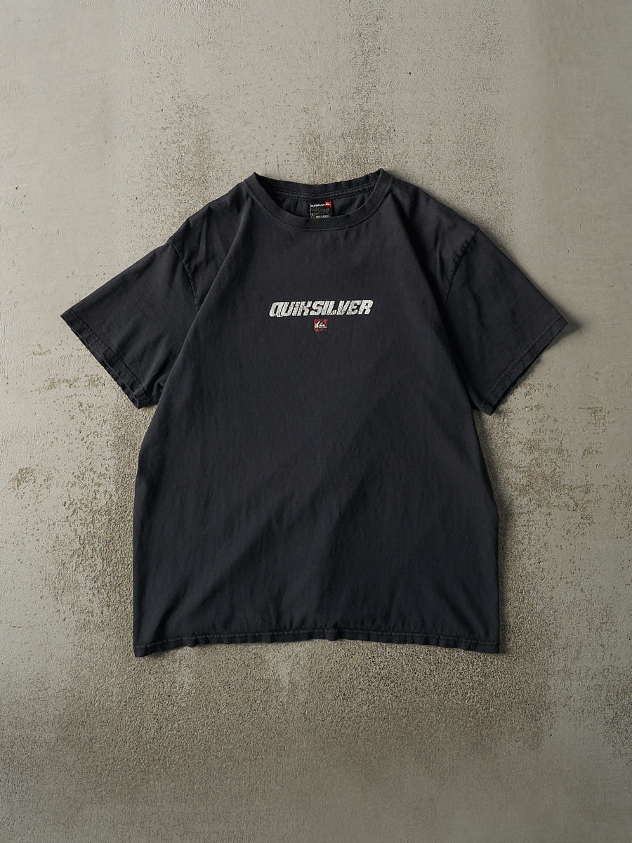 Vintage Y2K Faded Black Quiksilver Tee (M/L)
