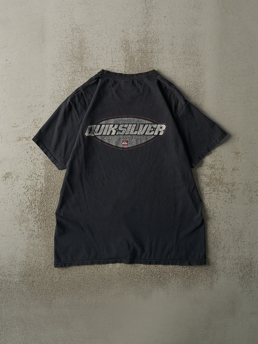Vintage Y2K Faded Black Quiksilver Tee (M/L)