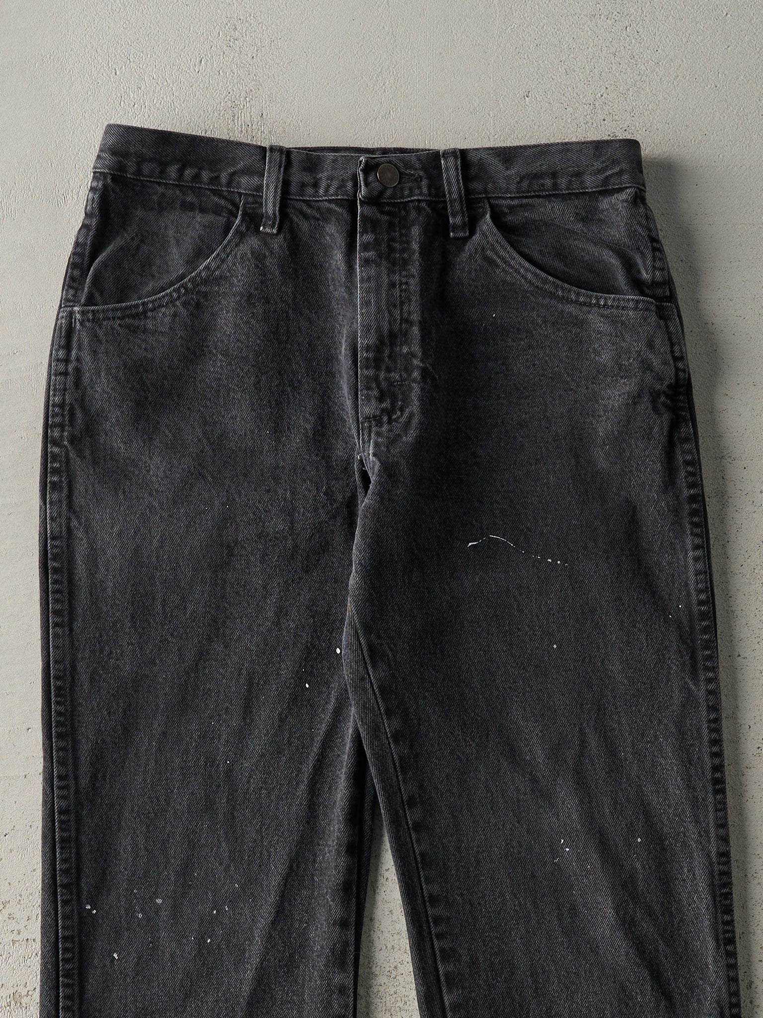 Vintage 90s Faded Black Rustler Denim Pants (31.5x29)