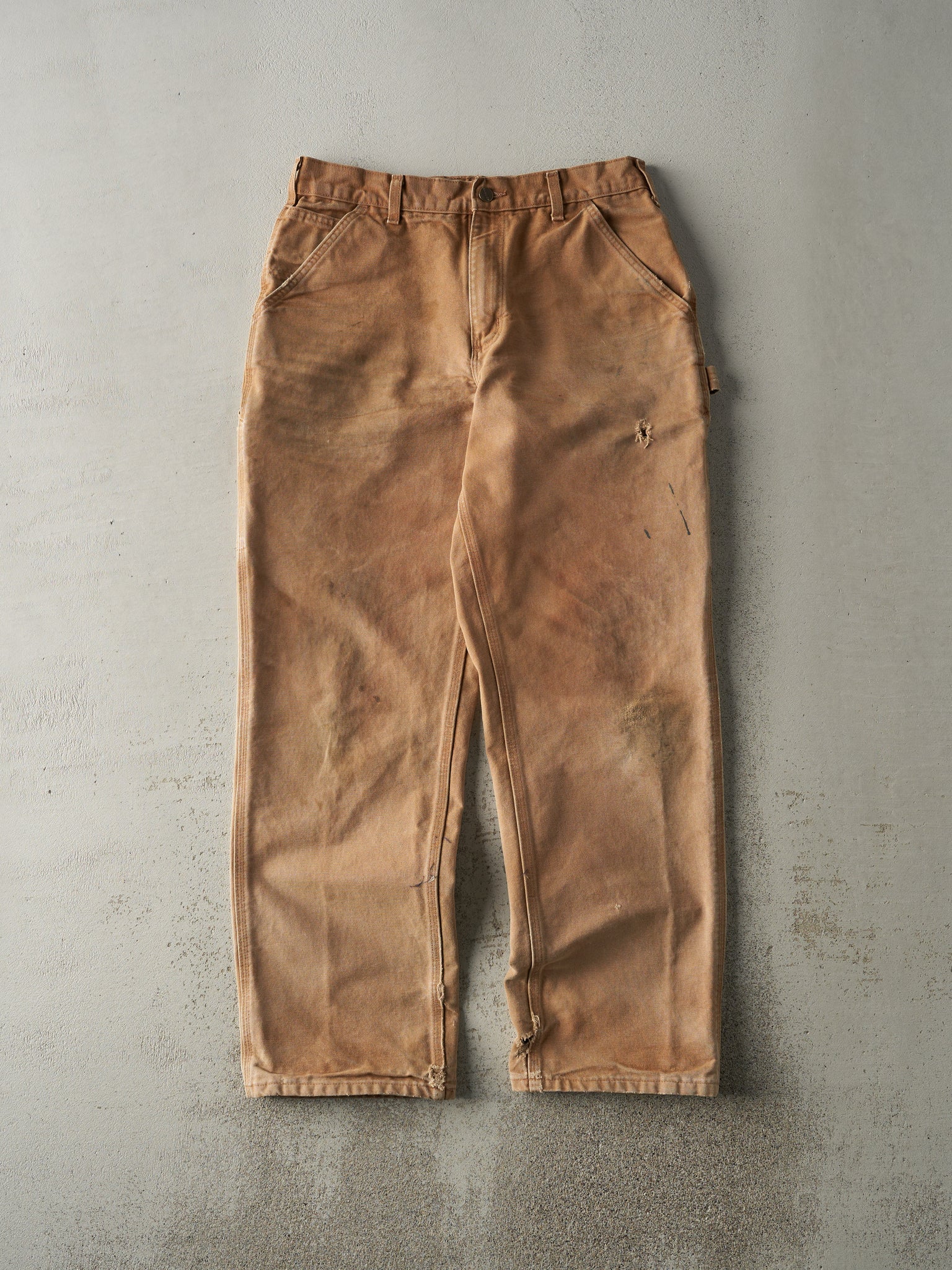 Vintage Y2K Camel Carhartt Carpenter Pants (32x31)