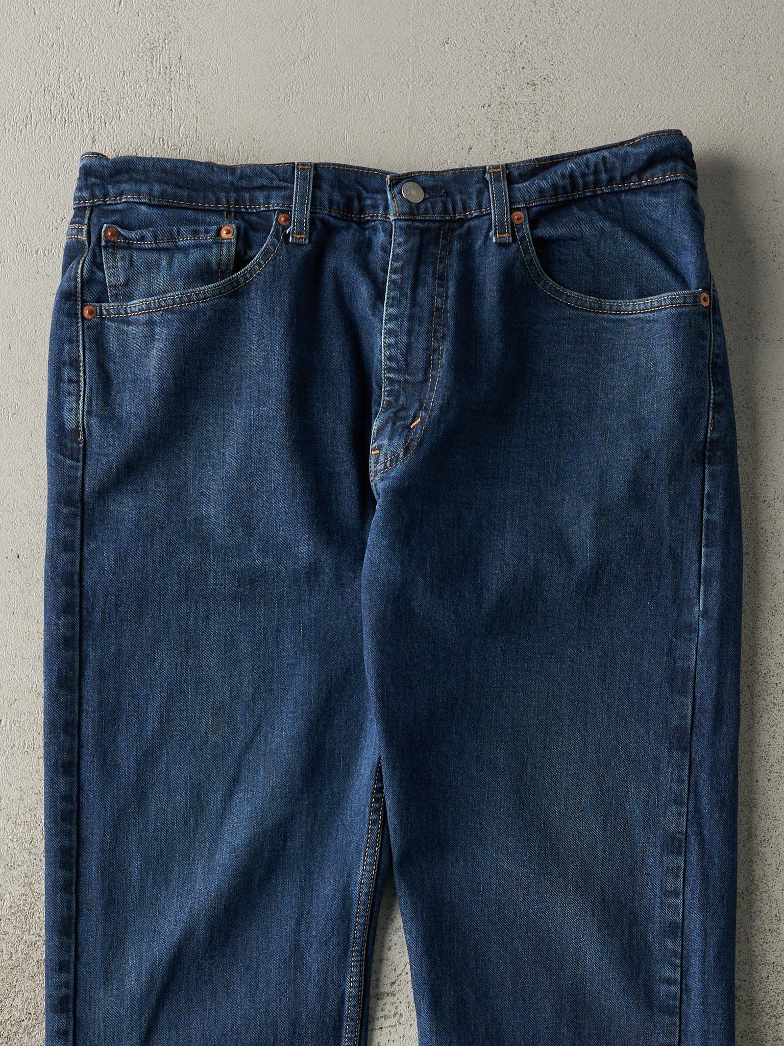 Vintage Y2K Dark Wash Levi's 505 Jeans (35.5x29)