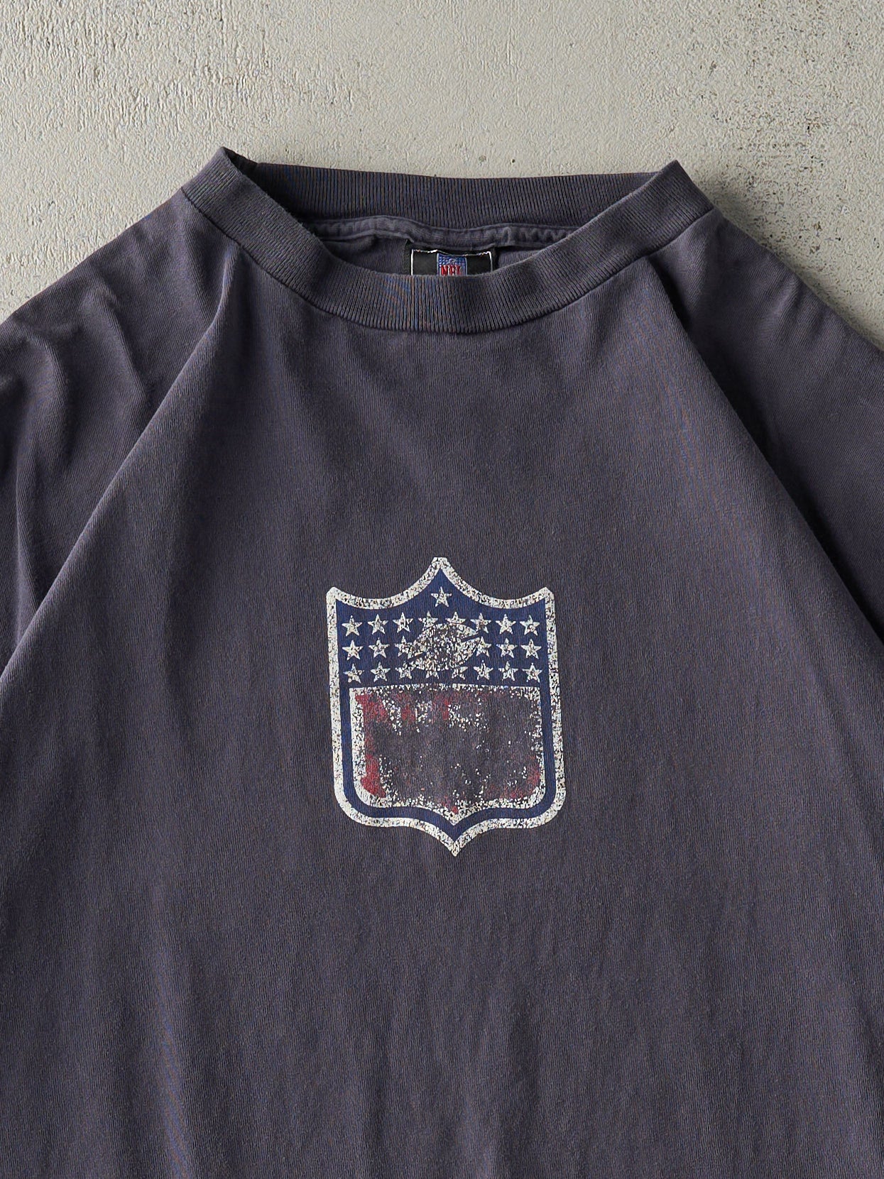 Vintage Y2K Navy Blue NFL Logo Tee (XL/XXL)