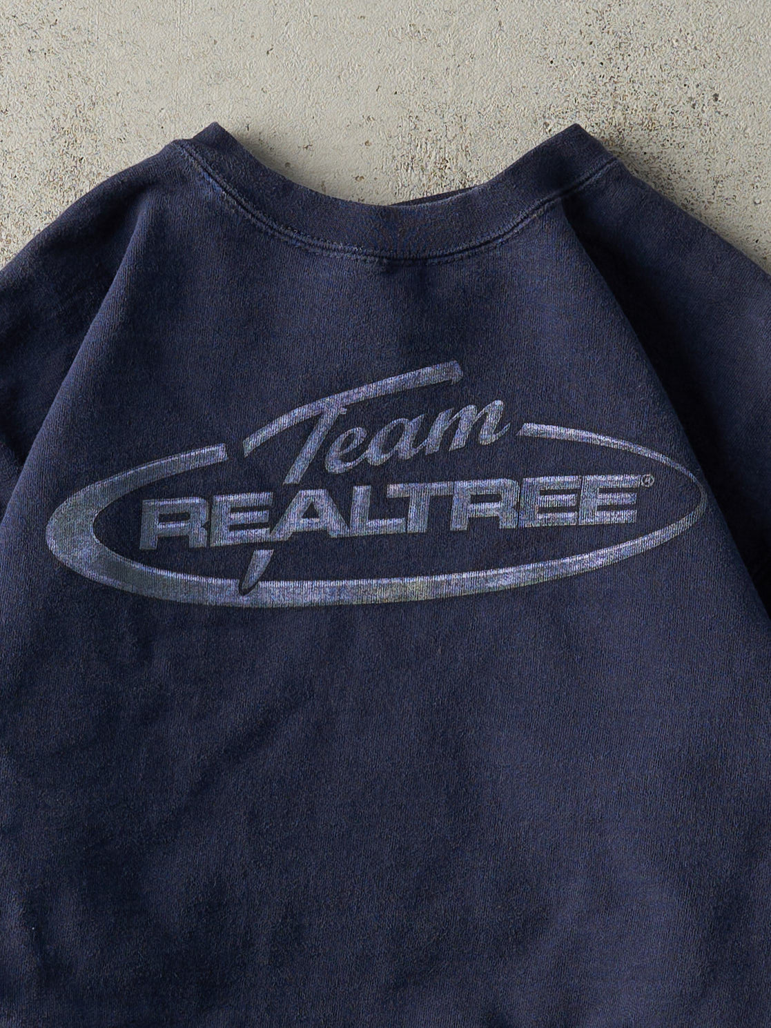 Vintage Y2K Navy Blue Team Realtree Boxy Crewneck (S)