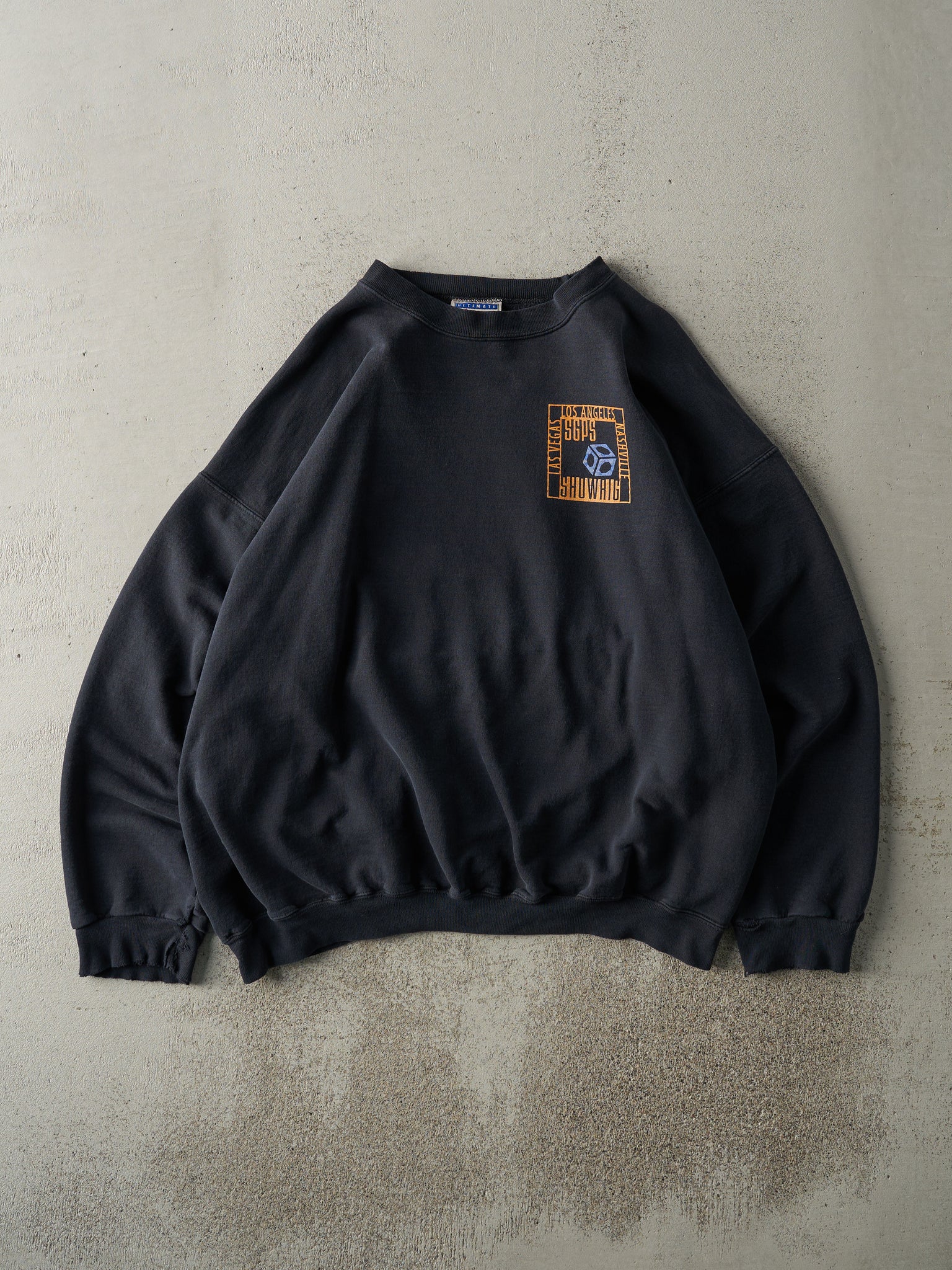 Vintage 90s Black SGPS Showrig Crewneck (L/XL)