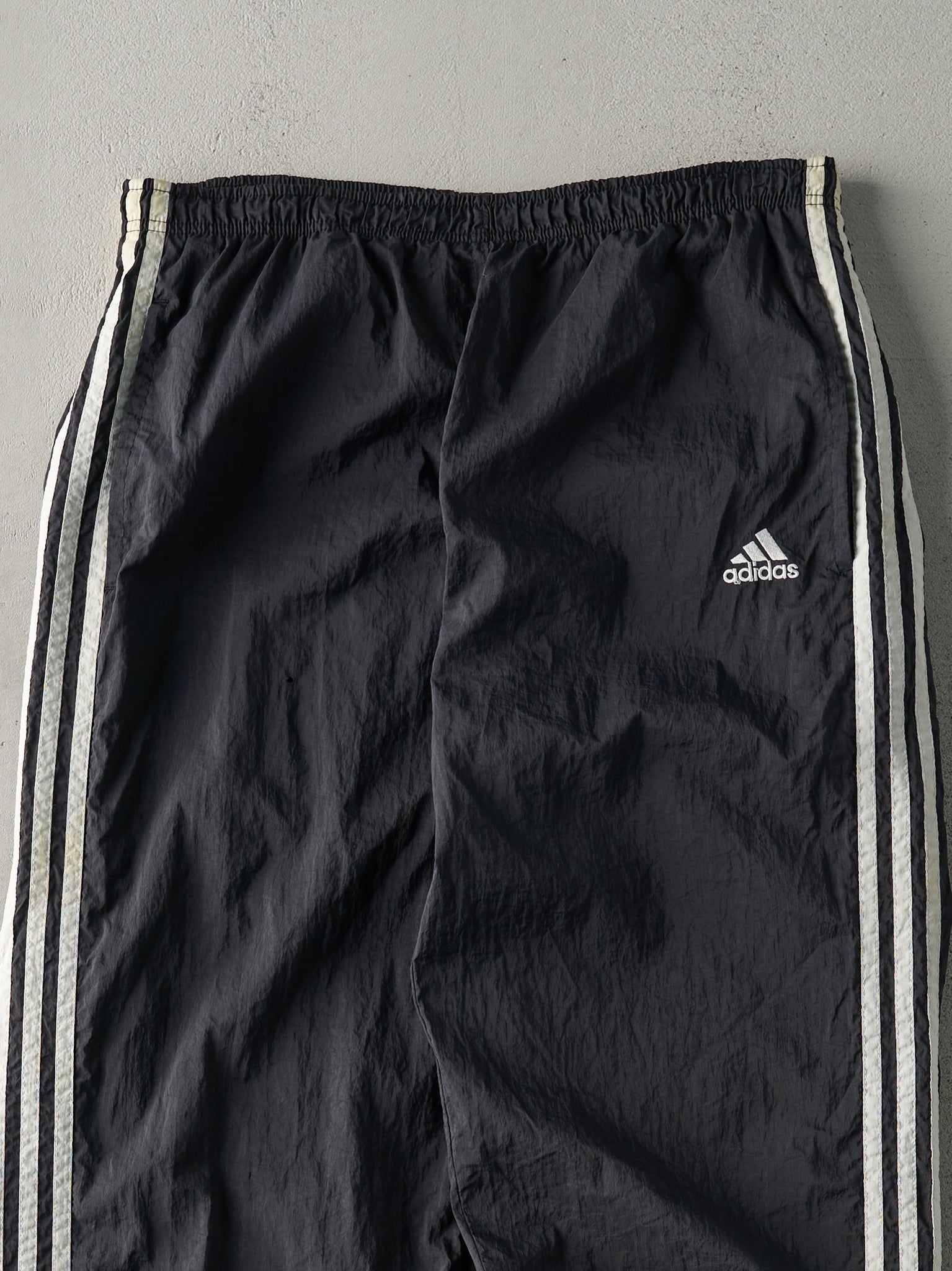 Vintage 90s Black Adidas Track Pants (34x31)