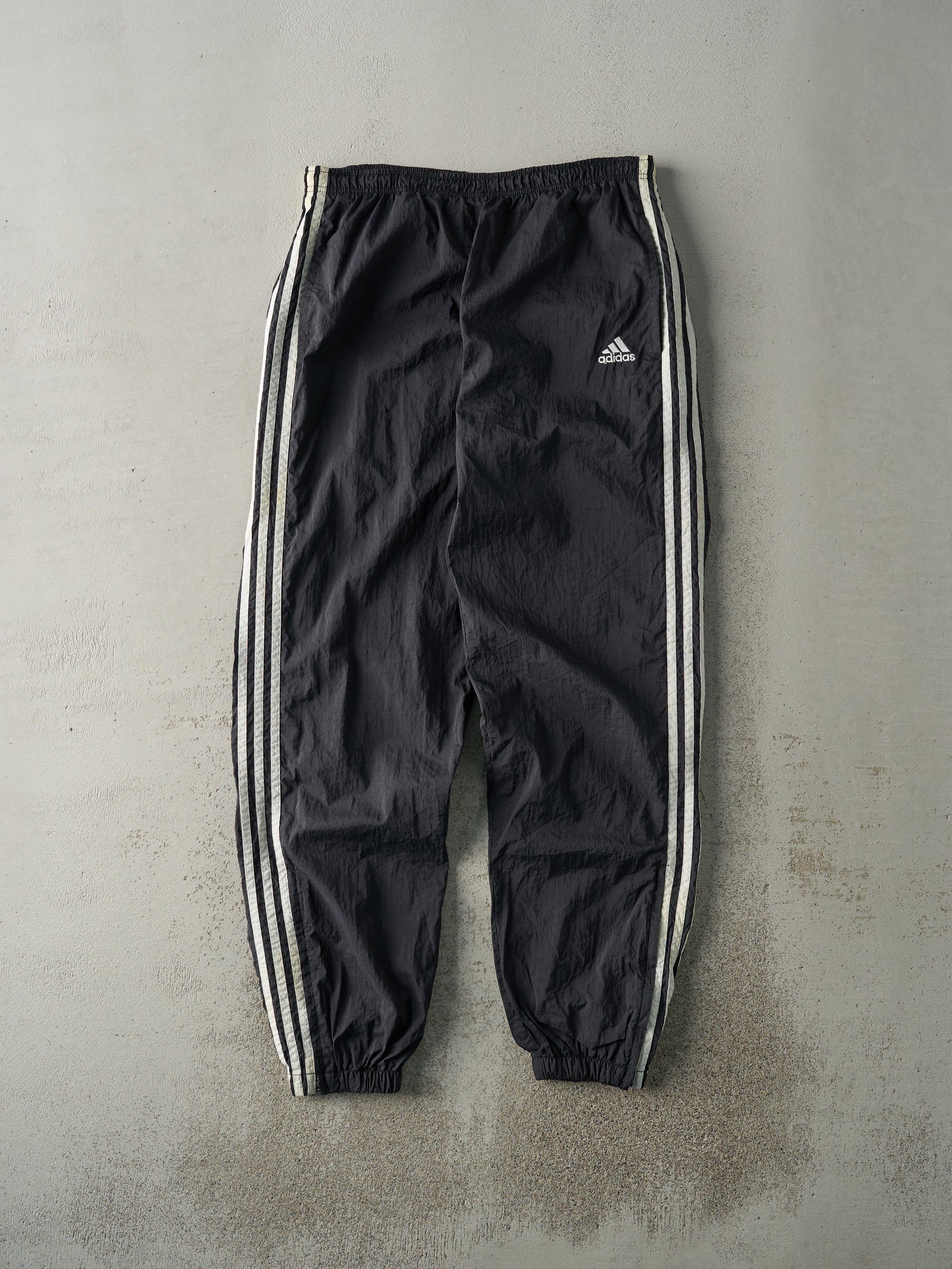 Vintage 90s Black Adidas Track Pants (34x31)