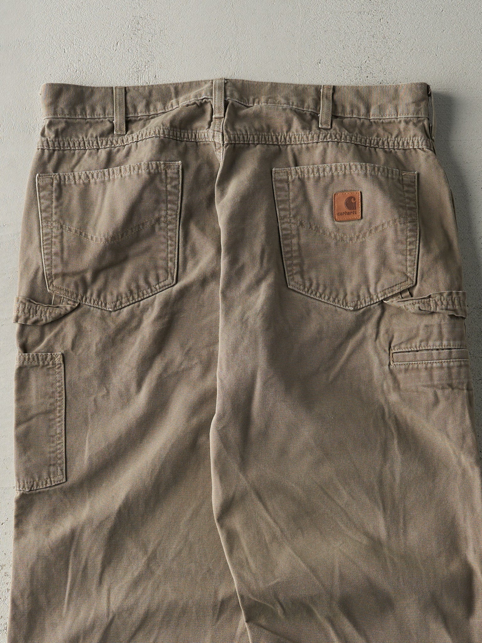 Vintage Y2K Brown Loose Fit Carhartt Lightweight Carpenter Pants (36x31.5)