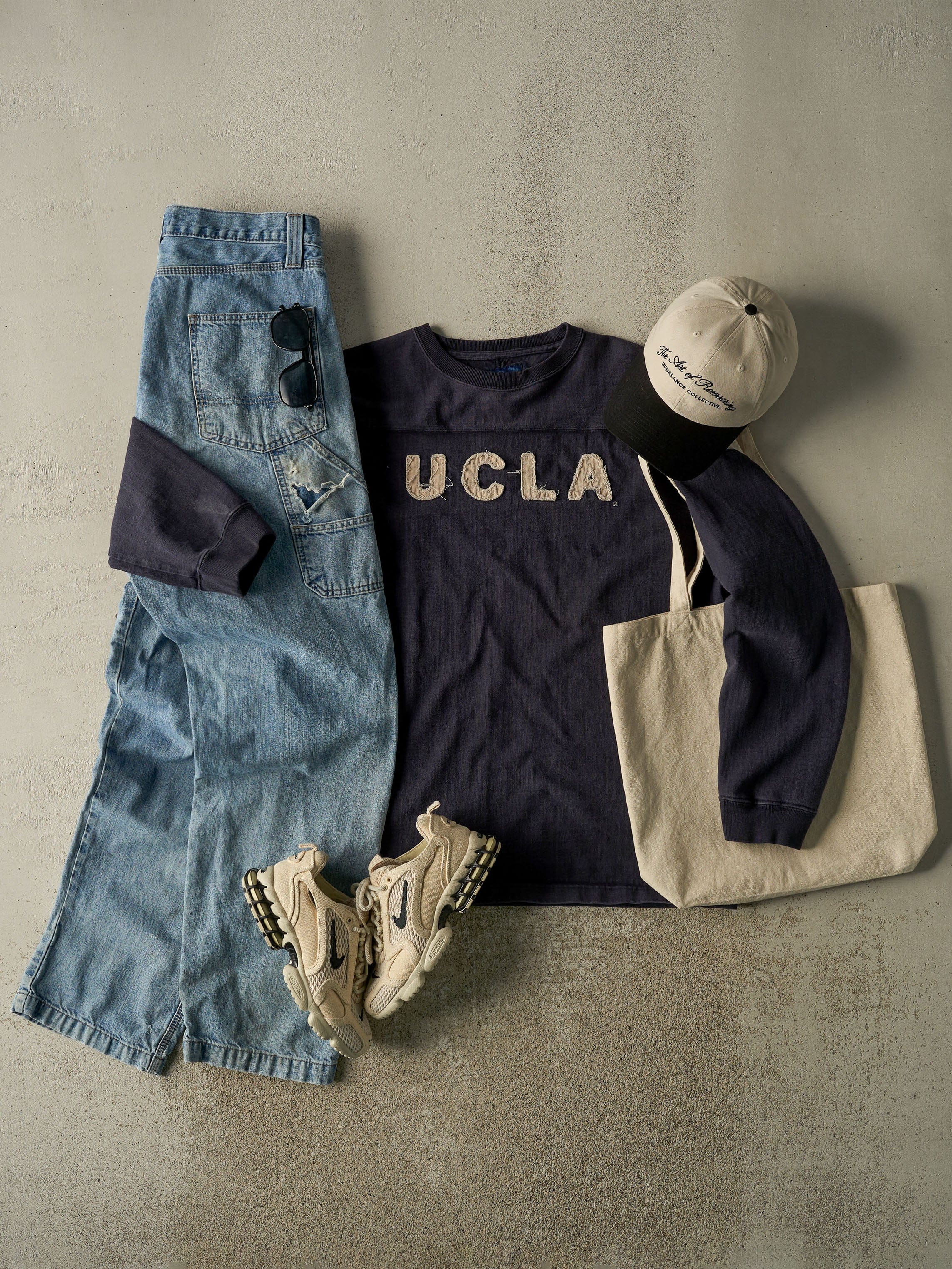 Vintage 90s Navy Blue UCLA Bruins Long Sleeve (XL)