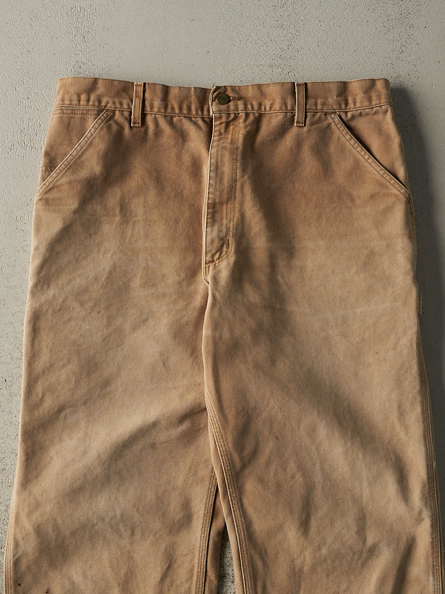 Vintage 90s Beige Carhartt Carpenter Pants (35.5x32)