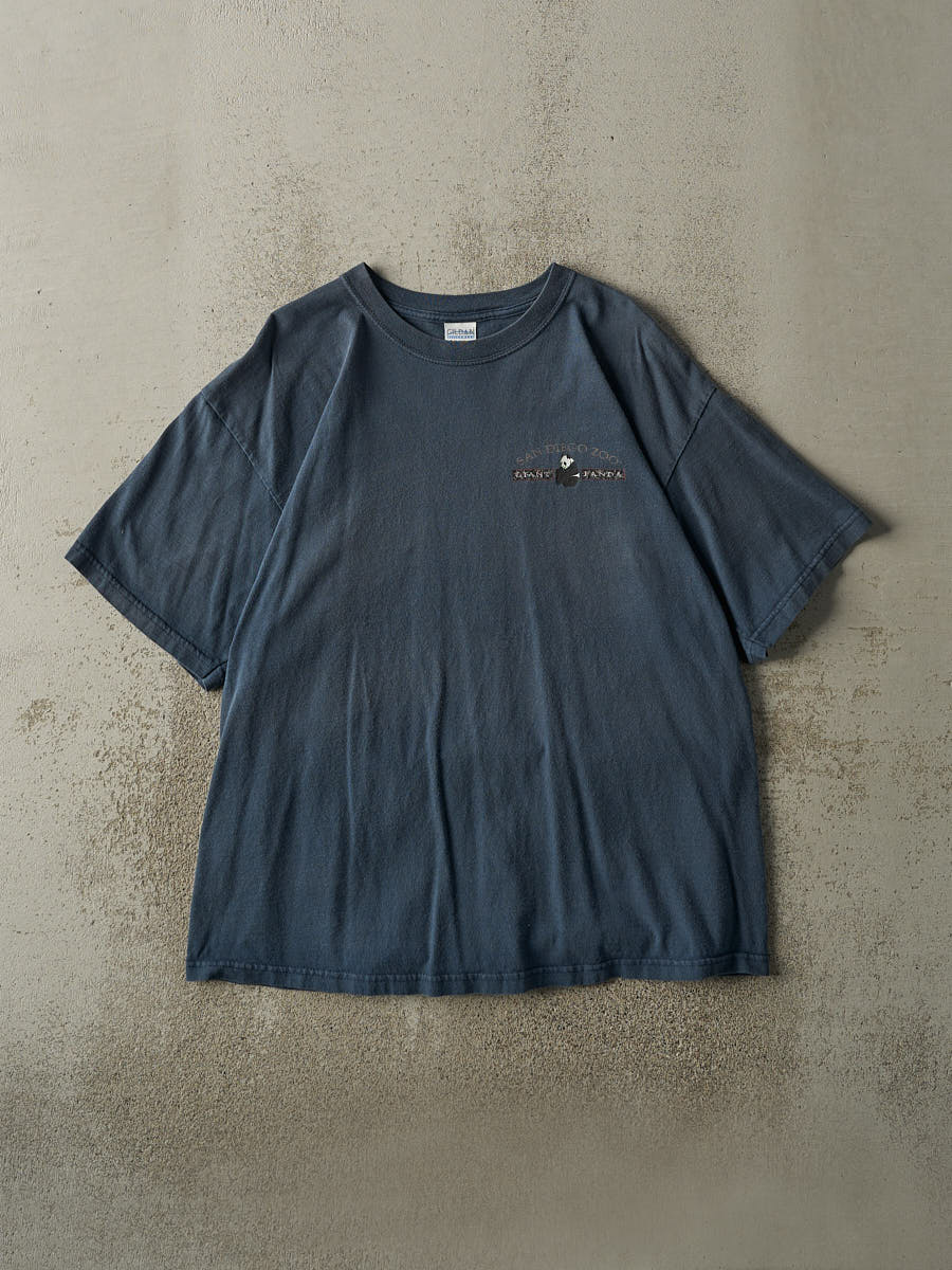 Vintage Y2K Blue San Diego Zoo Panda Tee (L/XL)