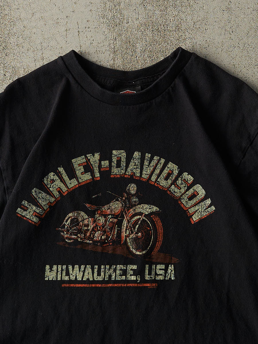 Vintage 14' Black Calgary Alberta Harley Davidson Tee (S/M)