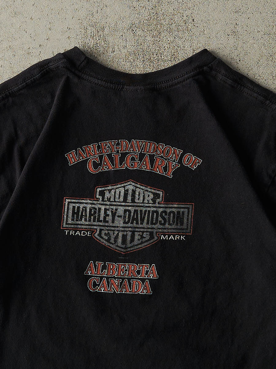 Vintage 14' Black Calgary Alberta Harley Davidson Tee (S/M)