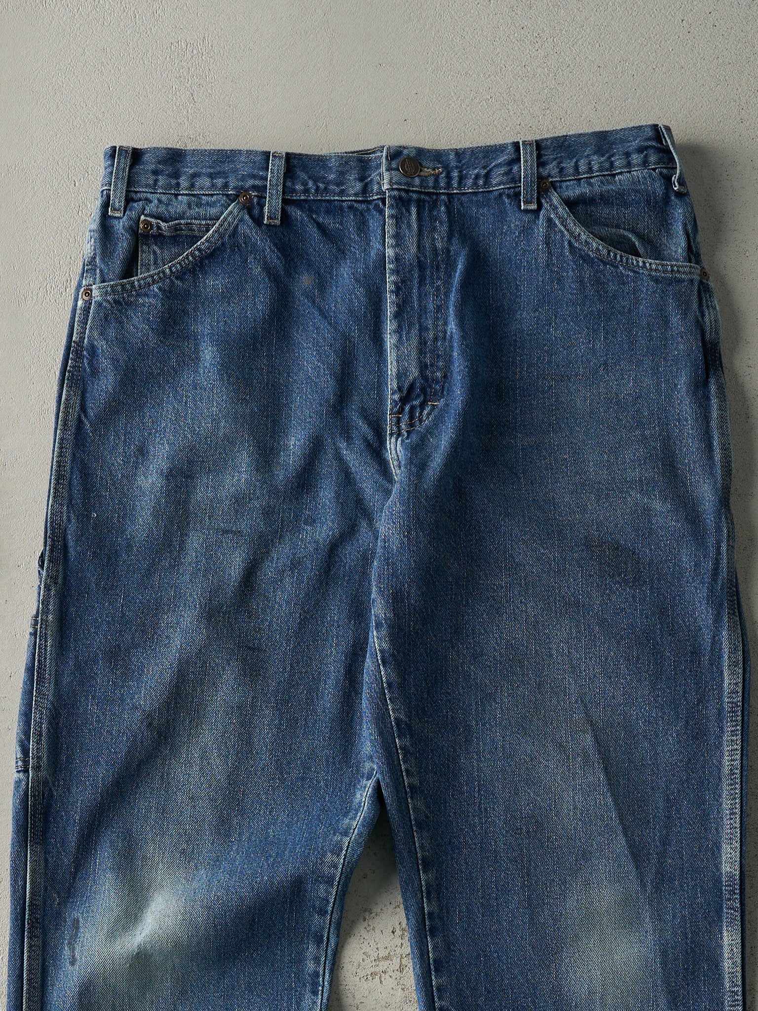 Vintage Y2K Mid Wash Dickies Carpenter Jeans (36x30)