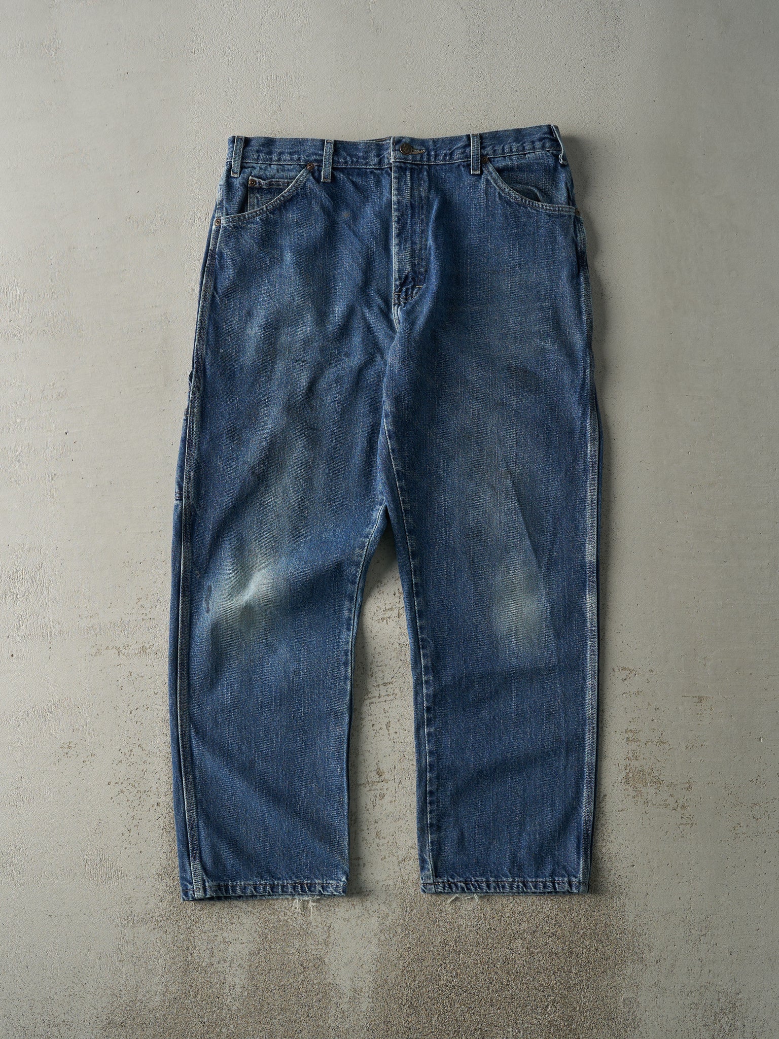 Vintage Y2K Mid Wash Dickies Carpenter Jeans (36x30)