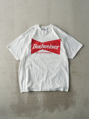 Vintage 90s White Budweiser Tee (M/L)