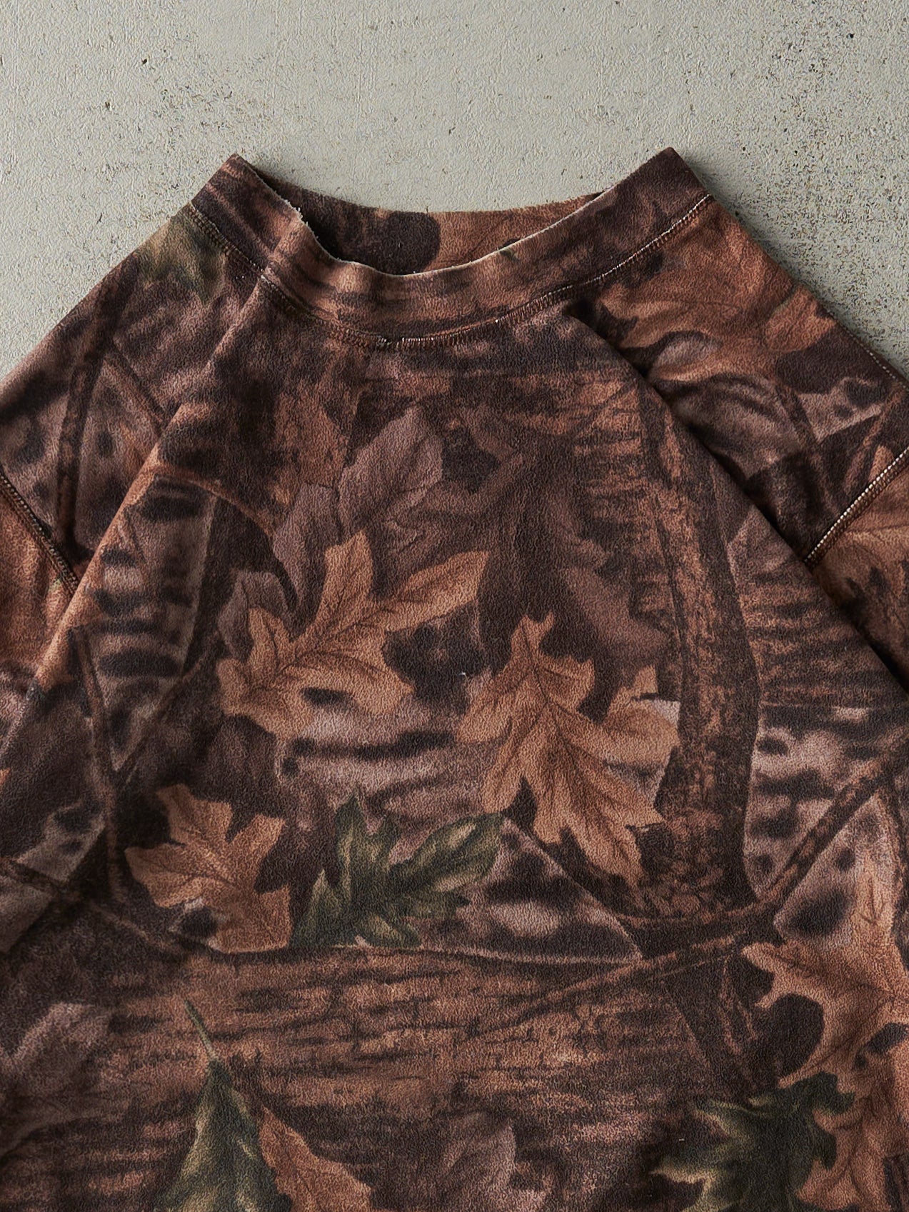 Vintage Y2K Camo Ducks Unlimited Fleece Long Sleeve (M)