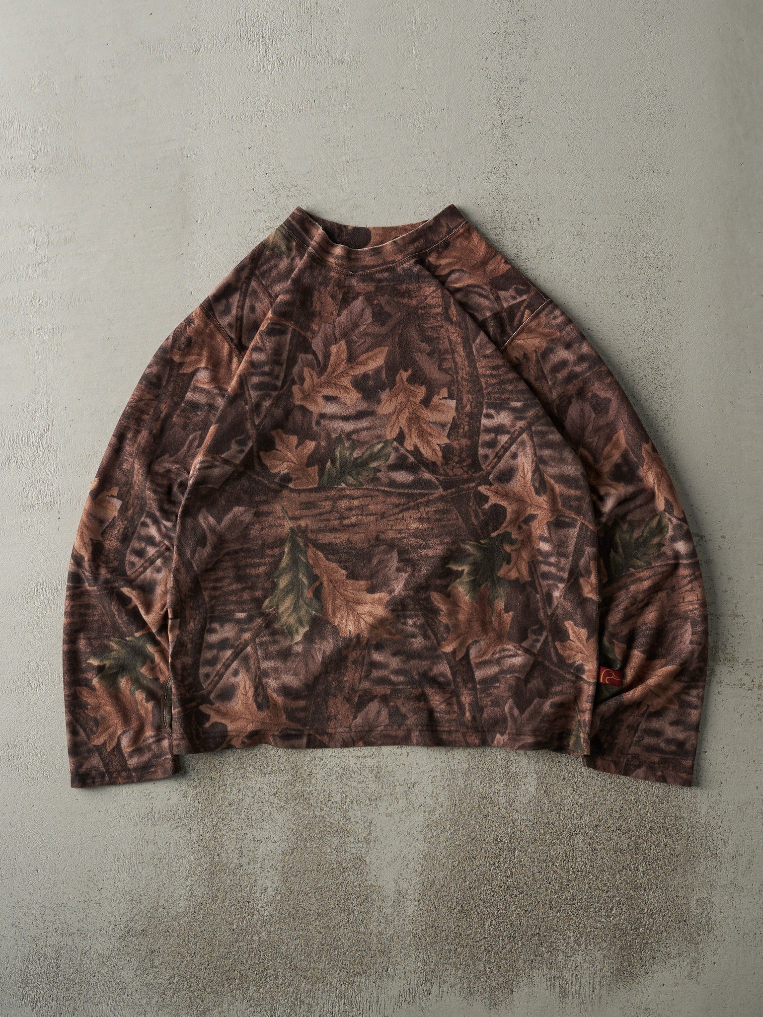 Vintage Y2K Camo Ducks Unlimited Fleece Long Sleeve (M)