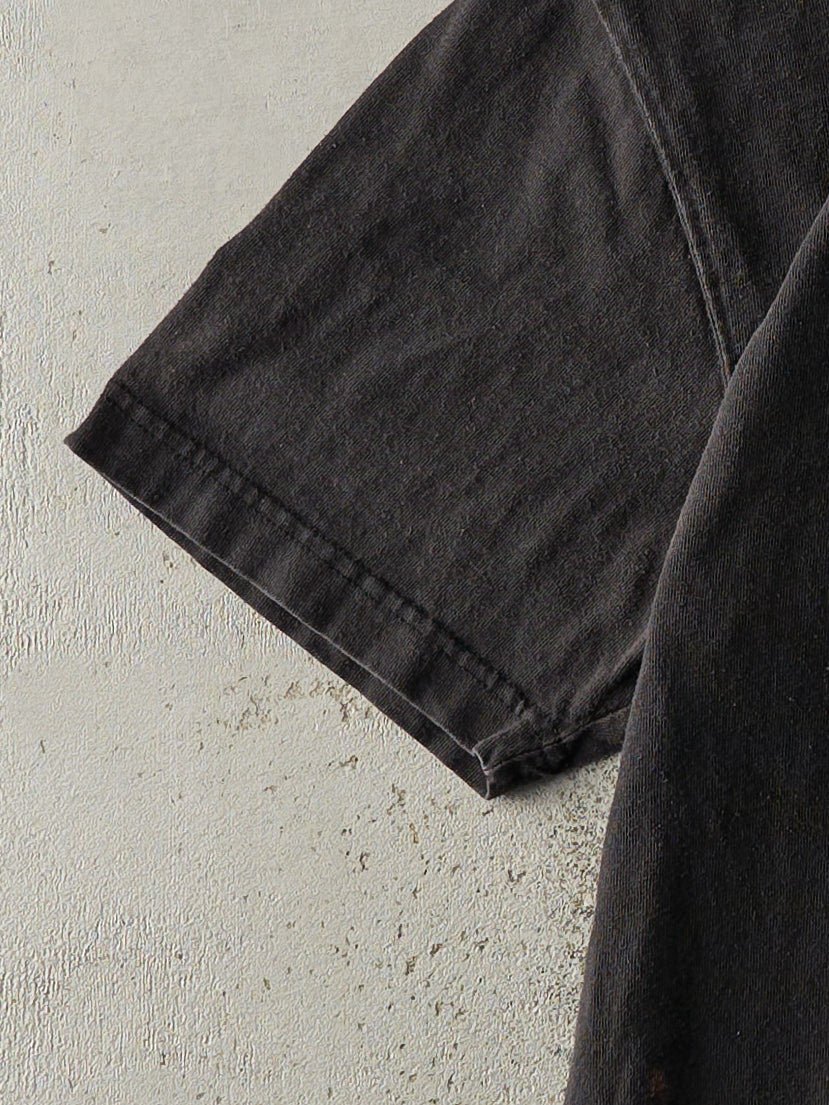 Vintage Y2K Faded Black Loose Fit Carhartt Pocket Tee (S/M)