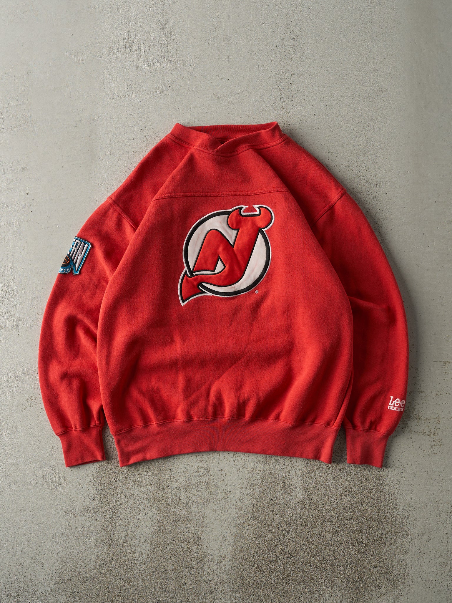 Vintage 90s Red New Jersey Devils Crewneck (M/L)