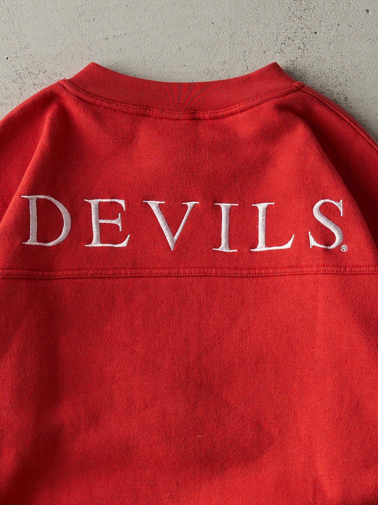 Vintage 90s Red New Jersey Devils Crewneck (M/L)