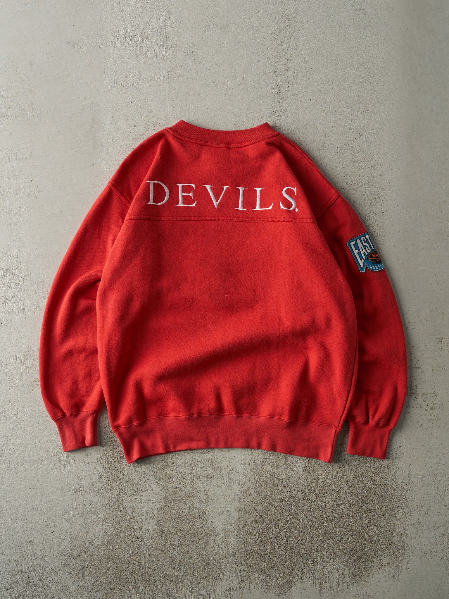 Vintage 90s Red New Jersey Devils Crewneck (M/L)