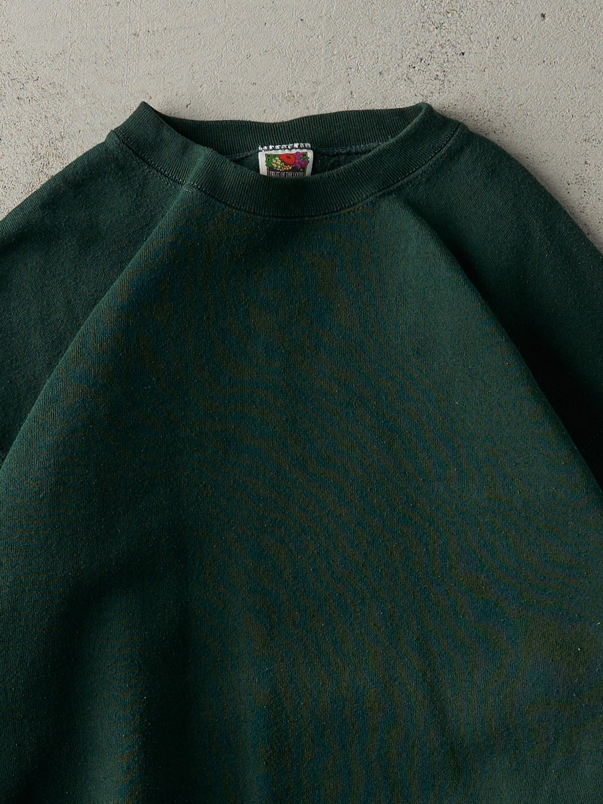 Vintage Y2K Forest Green Blank Crewneck (M/L)